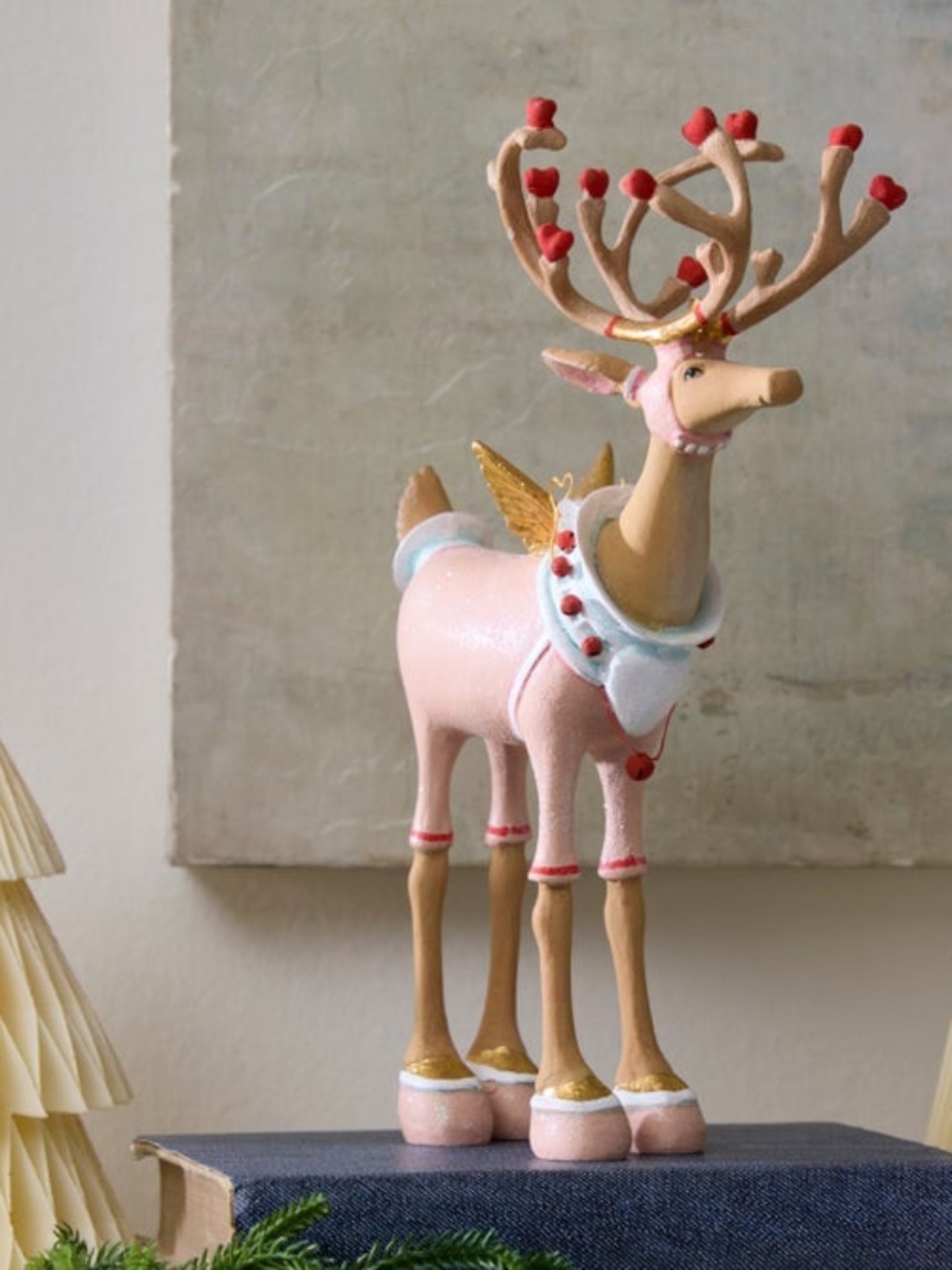 MacKenzie-Childs Patience Brewster Dash Away Cupid Reindeer Figure (LIKE NEW)